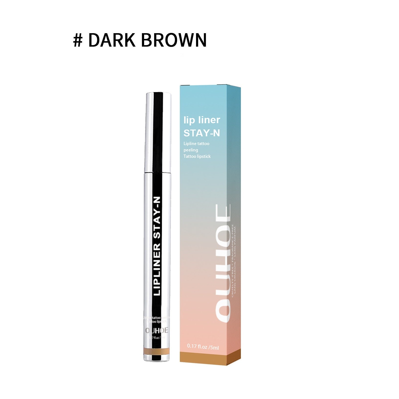 Matita Labbra Marrone Scuro Waterproof