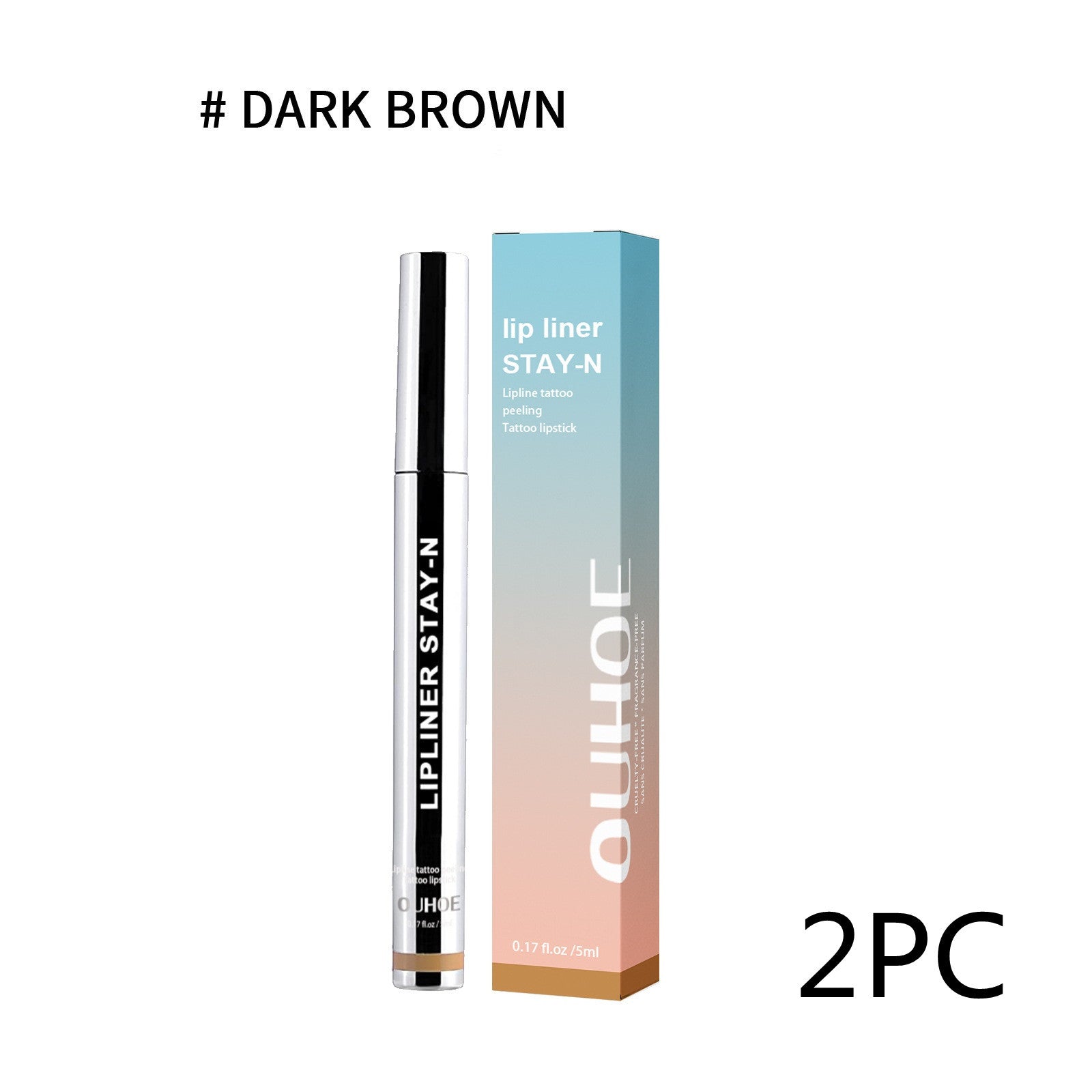 Matita Labbra Marrone Scuro Waterproof