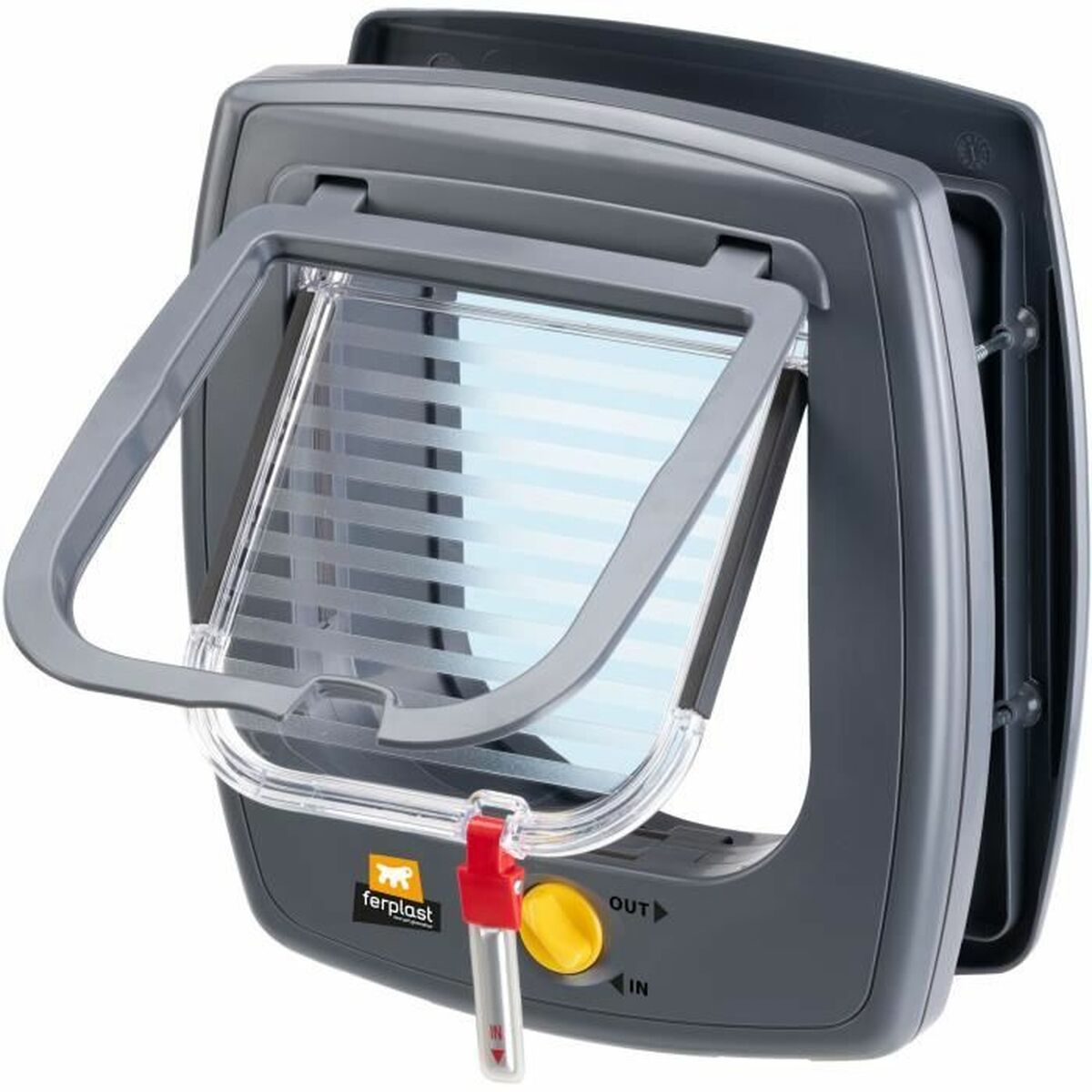 Cat Flap Ferplast Grey Plastic-11