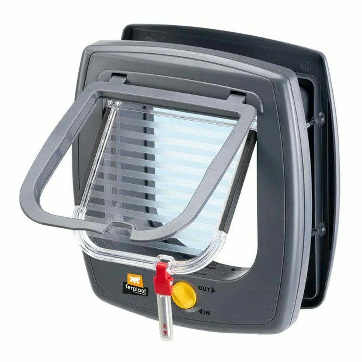 Cat Flap Ferplast Grey Plastic-7