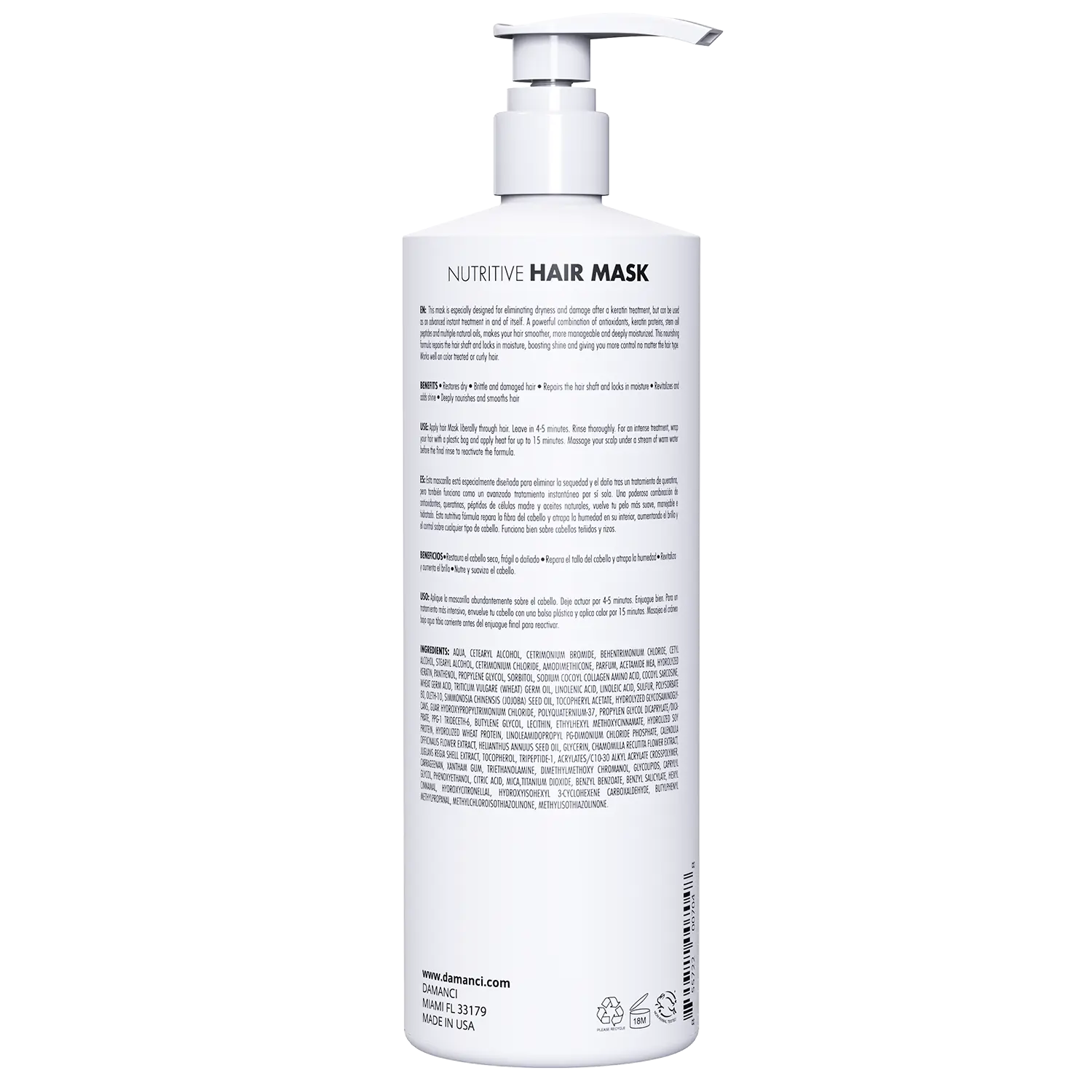 Nutritive Hair Mask.
