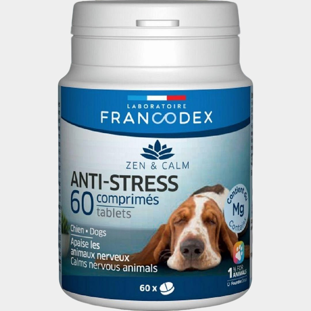 Francodex Anti-Stress per Cani – 60 Compresse Naturali Calmanti-0