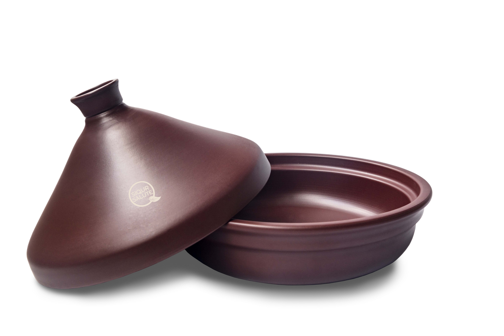 Pot Tajine in Zisha purple clay 22 or 26 cm-1