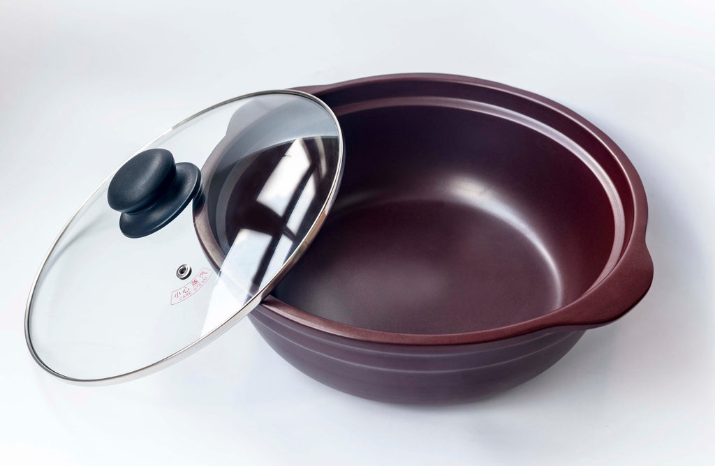 Pot saucepan in Zisha purple clay 16 or 28 cm-4